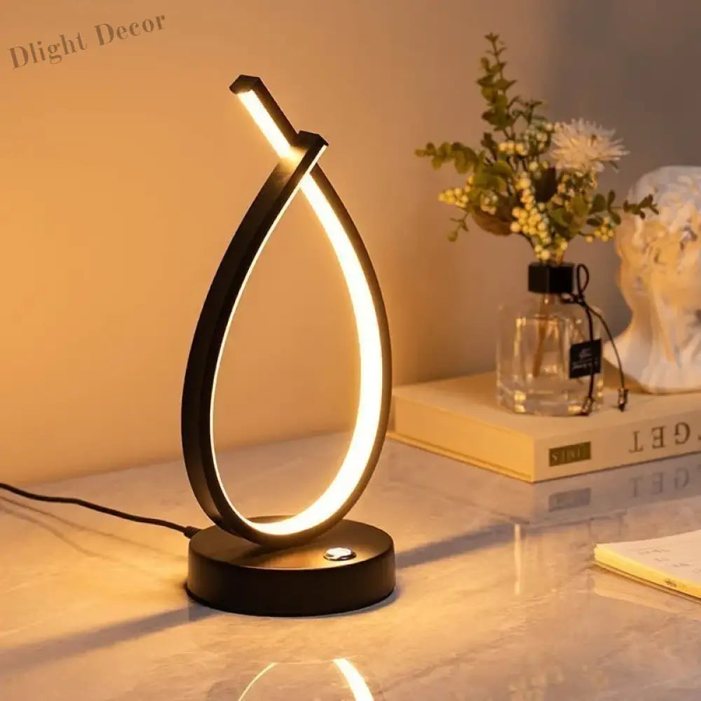 Modern Led Touch Table Lamp - Eye - Friendly Light For Living Bedroom And Study