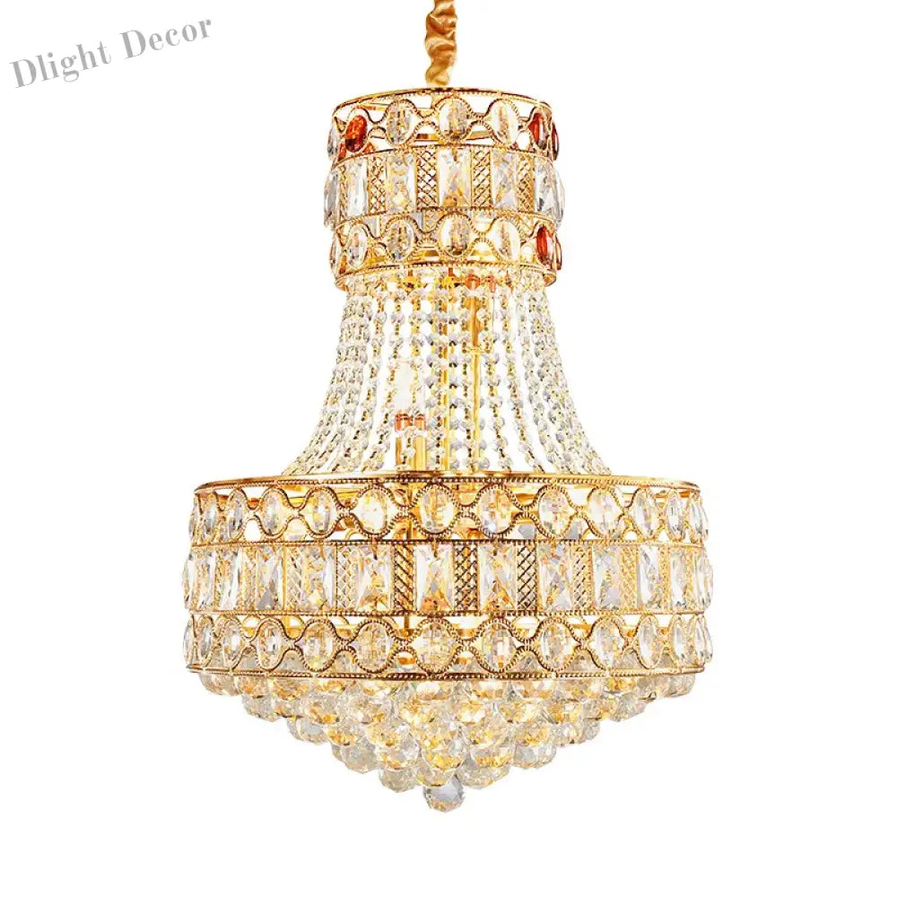 Modern Living Room Chandelier - Light Luxury Crystal Elegance For Dining Rooms Hotels Villas And