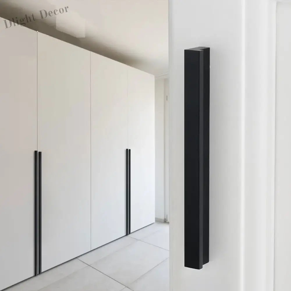 Modern Long T-Bar Aluminum Cabinet Handles – Brushed Gold Silver and Black Pulls for Drawers and Cupboards (700-1200mm)