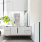 Modern Long T-Bar Aluminum Cabinet Handles – Brushed Gold Silver and Black Pulls for Drawers and Cupboards (700-1200mm)