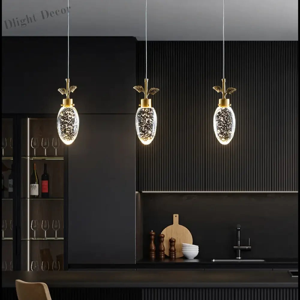 Modern Luxury All - Copper Crystal Lamp Restaurant Led Chandelier Nordic Home Interior Lighting