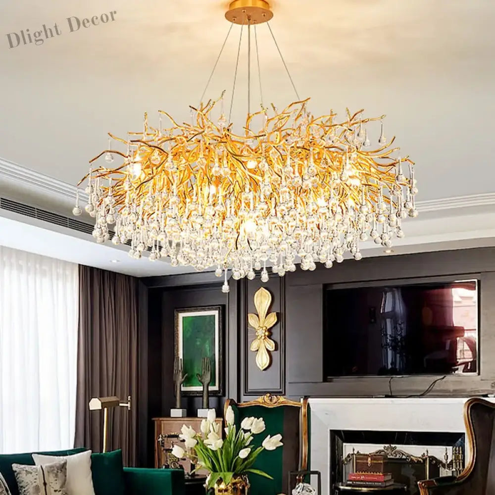 Modern Luxury Crystal Chandeliers - Maison Margiela Water Drop Pendant Light Perfect For Living