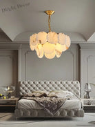 Modern Luxury Led Natural Marble Chandeliers - Illuminating Elegance For Living Dining And Kitchen