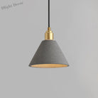 Modern Minimalism Meets Warmth: Concrete Pendant Lamp