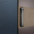 Modern Minimalist Pearl Black Cabinet Handles – European Style Wardrobe and Drawer Pulls Handles