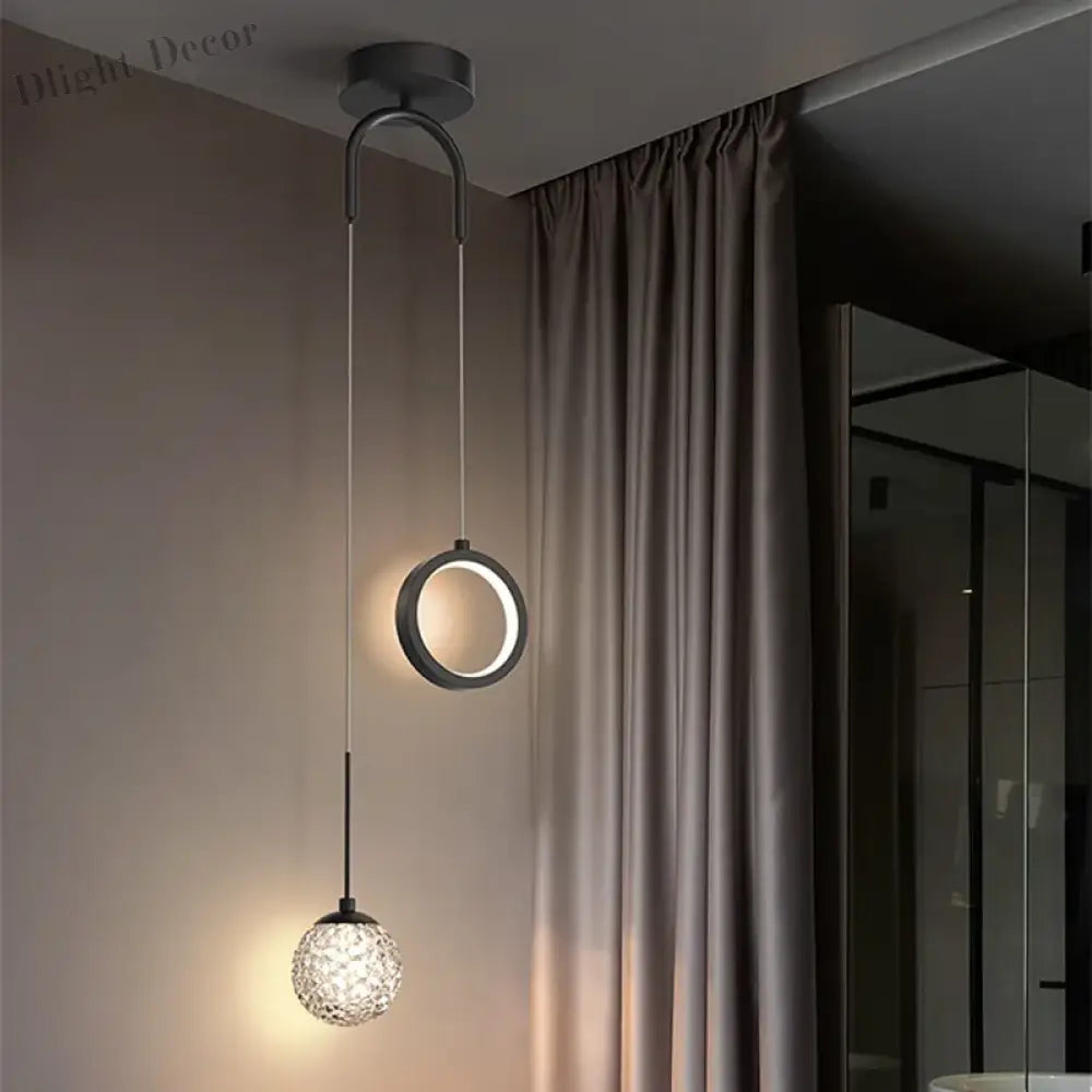 Modern Minimalist Starry Bedside Chandelier - Creative Nordic Art Lamp For Light Luxury Bedrooms