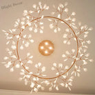 Modern Nordic Led Chandelier Lights - Elegant Firefly Pendant Lighting In Rose Gold/Gold Finish