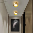 Modern Round Flush Mounted Led Ceiling Lamp - Minimalist Lighting For Bedroom Bathroom And Kitchen