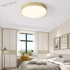 Modern Round Gold Led Ceiling Light - Ultra - Thin 5Cm Surface Mount With Remote Control Ceiling