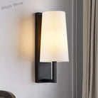 Modern Simple Bedroom Fabric Wall Lamp - Led Light For Corridor Aisle Study Bedside Fixtures Sconce