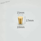 Modern Simple Solid Brass Cabinet Knobs – Wardrobe Handles and Kitchen Pulls 1 Knobs