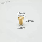 Modern Simple Solid Brass Cabinet Knobs – Wardrobe Handles and Kitchen Pulls 15 Knobs
