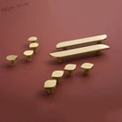 Modern Simple Wardrobe Handles – Brass Cabinet Knobs and Drawer Pulls for Furniture Handle