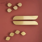 Modern Simple Wardrobe Handles – Brass Cabinet Knobs and Drawer Pulls for Furniture Handle