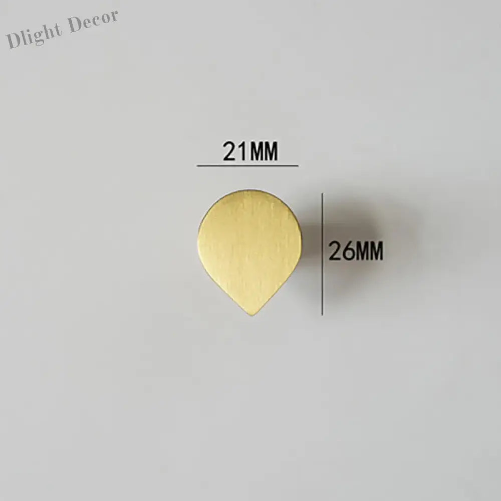 Modern Simple Wardrobe Handles – Brass Cabinet Knobs and Drawer Pulls for Furniture knob 1 Handle