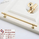 Modern T-Bar Cabinet Knobs and Handles – Sleek and Decorative Design Gold drawing 224 Handles