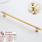Modern T-Bar Cabinet Knobs and Handles – Sleek and Decorative Design Gold drawing 256 Handles