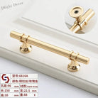 Modern T-Bar Cabinet Knobs and Handles – Sleek and Decorative Design Gold drawing 96 Handles