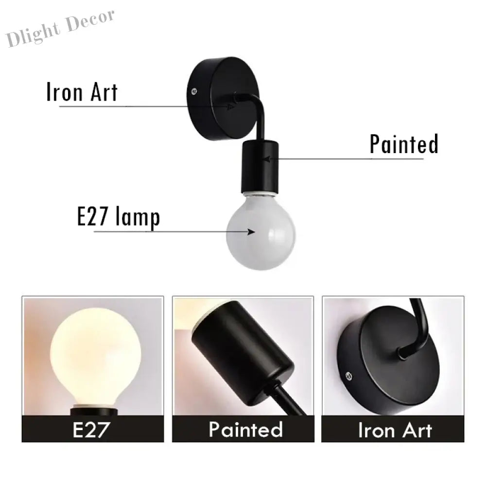 Modern Wall Lamps - Sleek Black And White Lights For Stylish Home Decor Wall Lamp