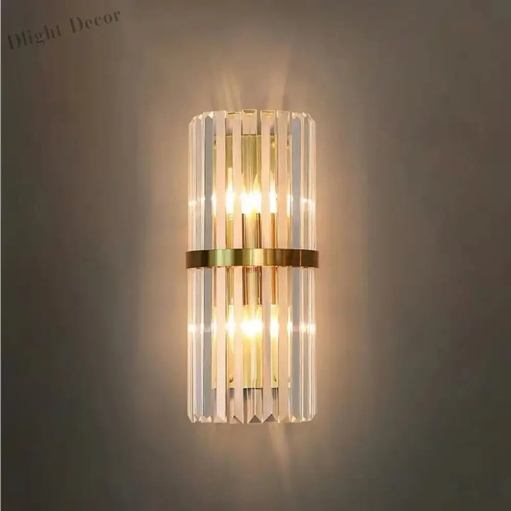 Modern Wall Sconce Lights - Crystal Bedside Dining Living Room Aisle Corridor Stair Lighting For