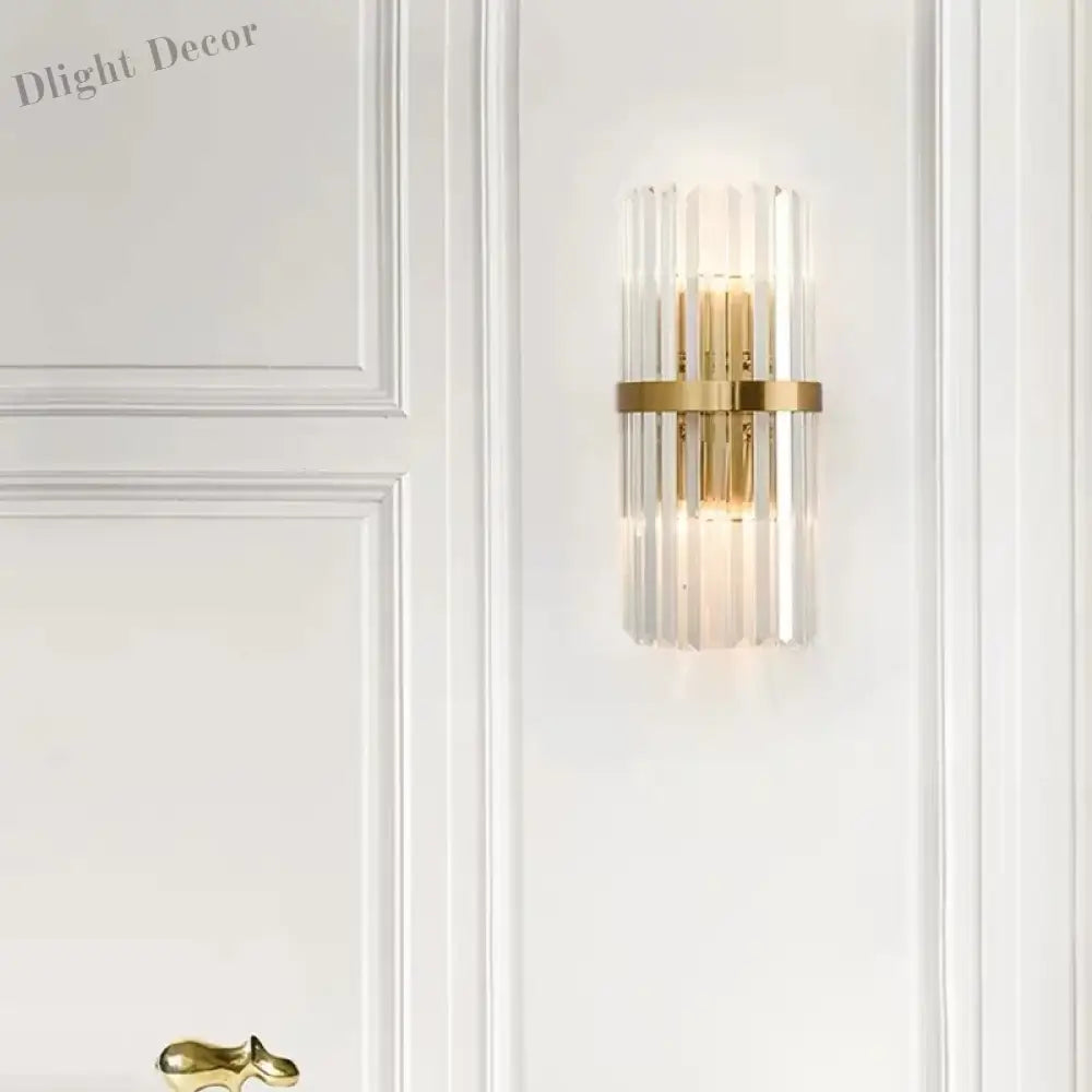 Modern Wall Sconce Lights - Crystal Bedside Dining Living Room Aisle Corridor Stair Lighting For