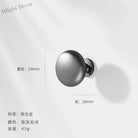 Modern Zinc Alloy Cabinet Handles - Kitchen Drawer Knobs for Wardrobes and Furniture Gray drawing s Handles