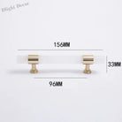 Natural Marble and Crystal T-Bar Cabinet Handles – Modern Brass Knobs for Kitchen Dresser and Furniture Pulls