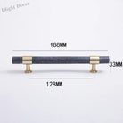 Natural Marble and Crystal T-Bar Cabinet Handles – Modern Brass Knobs for Kitchen Dresser and Furniture Pulls