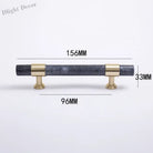 Natural Marble and Crystal T-Bar Cabinet Handles – Modern Brass Knobs for Kitchen Dresser and Furniture Pulls