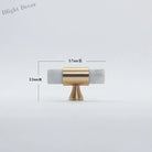 Natural Stone Cabinet Handles – Brass and Marble Wardrobe Knobs for Nordic Furniture white a Handles