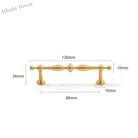 New Brass Cabinet Handles – Modern T-Bar Pulls and Drawer Knobs for Kitchen and Wardrobe 130mm Handles