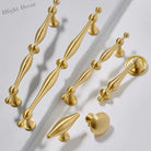 New Brass Cabinet Handles – Modern T-Bar Pulls and Drawer Knobs for Kitchen and Wardrobe Handles
