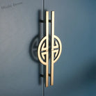 New Chinese-Style Zinc Alloy Cabinet Handles – Elegant Gold Pulls for Wardrobes Drawers and Cupboards Handles