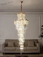 New Design Villa Living Room Crystal Chandelier - Grandeur For High Ceilings Hotel Lobbies And