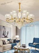 New European Style Crystal Ceiling Chandelier - Modern Luxury For High - Class Interiors Chandelier