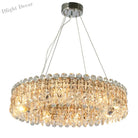 New Light Luxury K9 Crystal Chandelier - Chrome Elegance For Living Dining And Bedrooms Chandelier