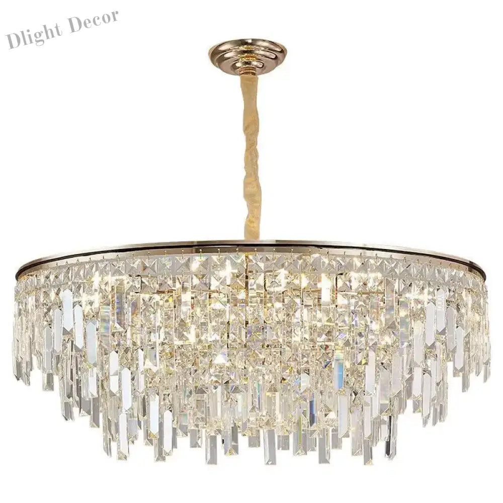 New Modern Crystal Chandelier - Effortless Elegance For Living Dining And Bedroom Spaces Chandelier