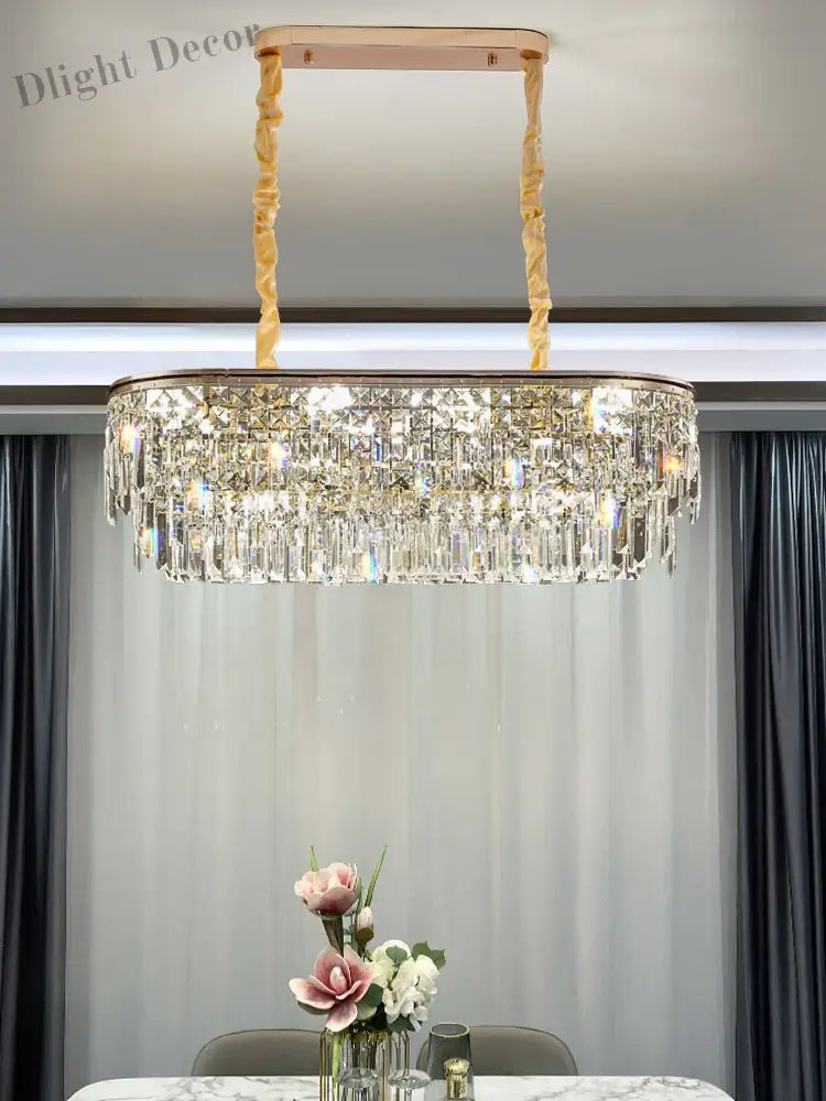 New Modern Crystal Chandelier - Effortless Elegance For Living Dining And Bedroom Spaces Chandelier