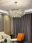 New Modern Crystal Chandelier - Effortless Elegance For Living Dining And Bedroom Spaces Chandelier