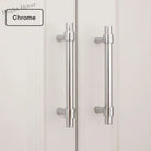 Nordic Brass Furniture Handles – Gold Black Chrome Cabinet Bar Pulls (50mm-500mm) Chrome / 500mmx 416CC Handles