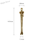 Nordic Brass Humanoid Cabinet Handle – Modern Luxury Drawer Pulls for Wardrobes and Cabinets (Single Hole) humanoid