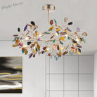 Nordic Colorful Agate Led Ceiling Chandeliers - Illuminate Your Living Dining And Bedroom With