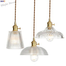 Nordic Glass Pendant Light - Elegant Copper Fixture For Dining And Living Spaces Lights