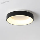 Nordic Led Ceiling Lights - Modern Black Chandeliers With Remote Control For Bedroom And Living