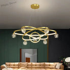 Nordic Minimalist Chandelier - Starlit Elegance For Dining Bedroom And Living Spaces Pendant Lights