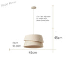 Nordic Minimalist Handmade Fabric Pendant Lamp - Warm And Romantic Lighting For Living Rooms