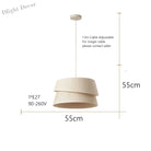 Nordic Minimalist Handmade Fabric Pendant Lamp - Warm And Romantic Lighting For Living Rooms