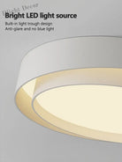 Nordic Minimalist Modern Ceiling Lamp - Designer Lighting For Stylish Living Rooms And Master