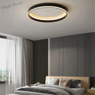 Nordic Minimalist Round Led Ceiling Lamp - Dimmable For Bedroom Loft Balcony Stylish Track Light