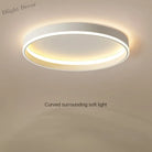 Nordic Minimalist Round Led Ceiling Lamp - Dimmable For Bedroom Loft Balcony Stylish Track Light